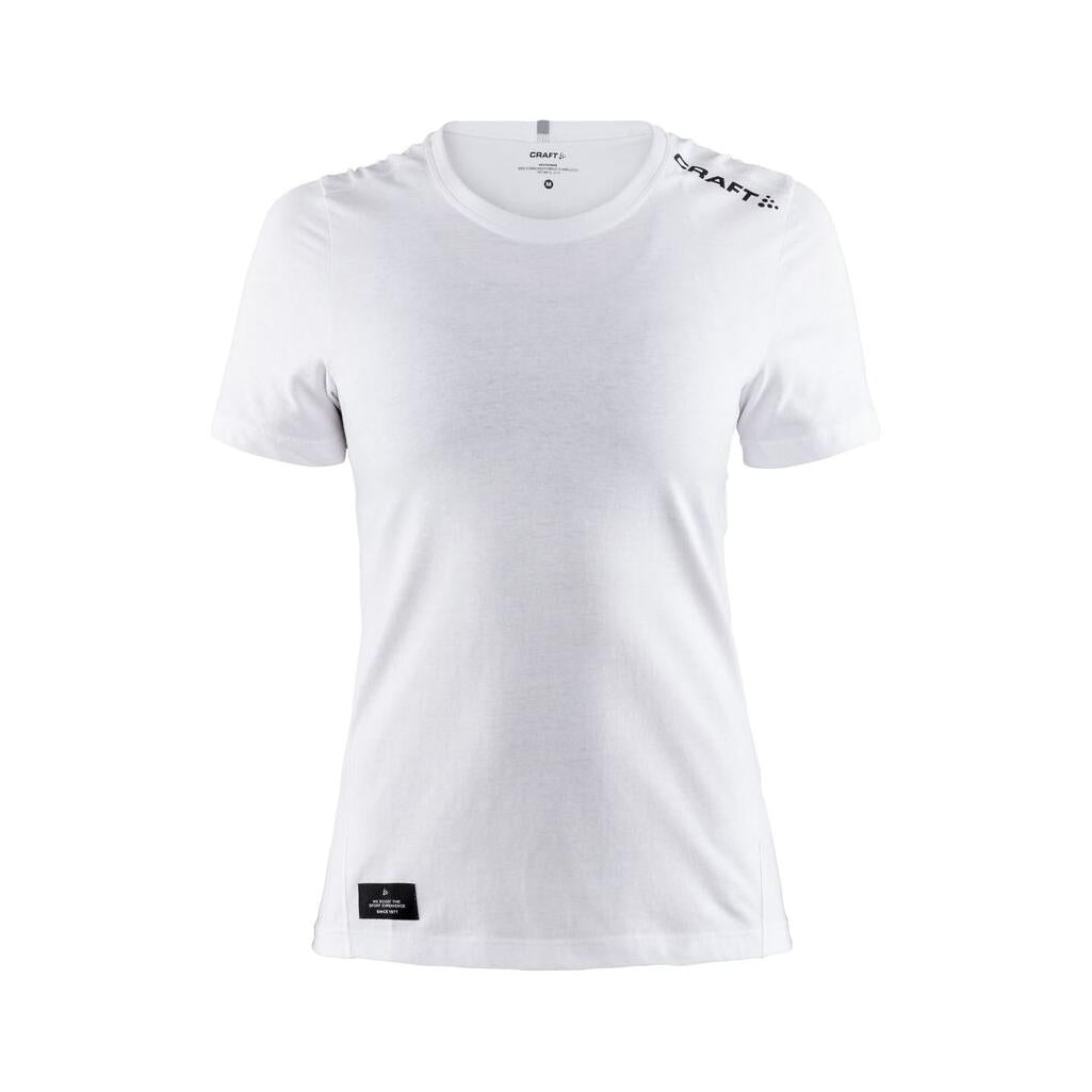 Community Mix Ss Tee W - White - Front