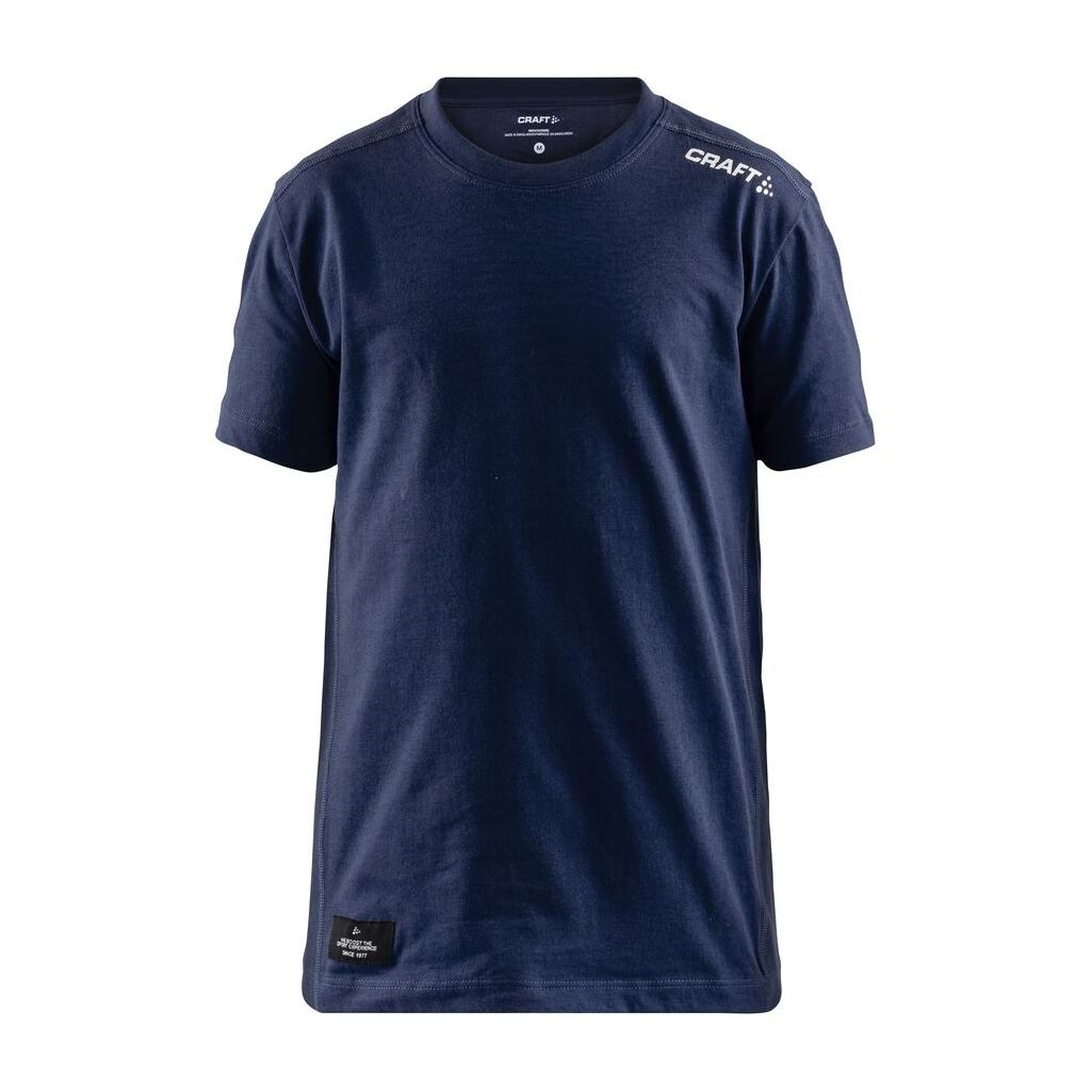 Community Mix Ss Tee Jr - Navy - Front