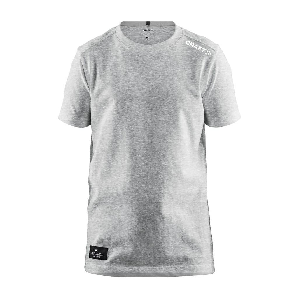 Community Mix Ss Tee Jr - Grey Melange - Front