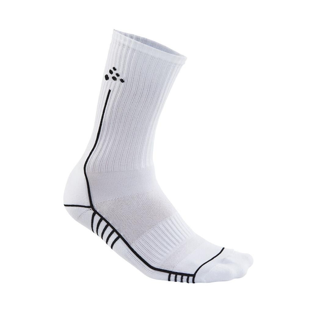 Progress Mid Sock - White - Front