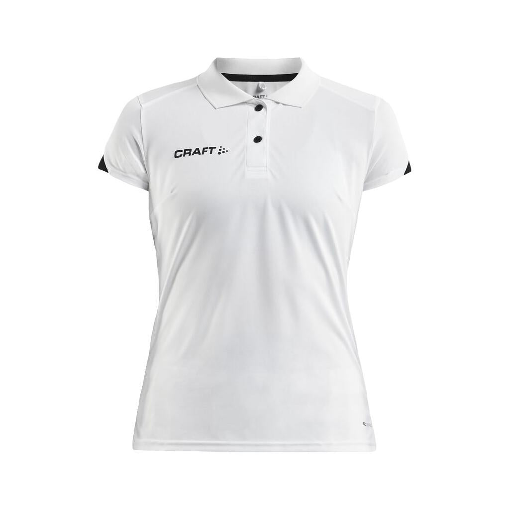 Pro Control Impact Polo W - White/Black - Front