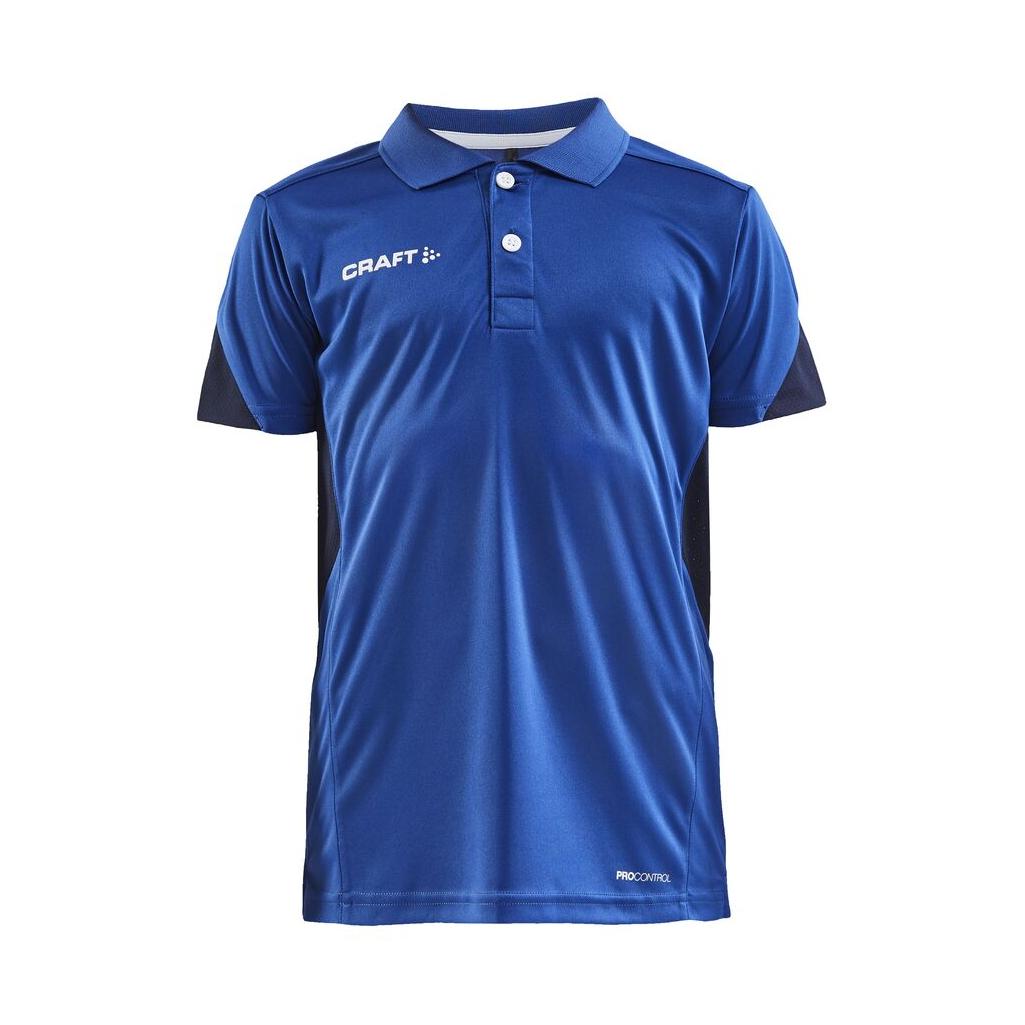 Pro Control Impact Polo J - Club Cobolt/Navy - Front