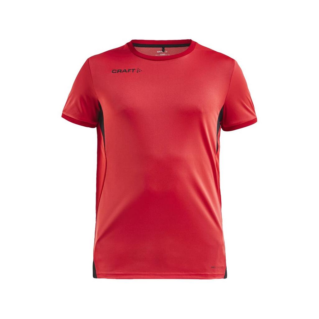 Pro Control Impact Ss Tee M - Red/Black - Front