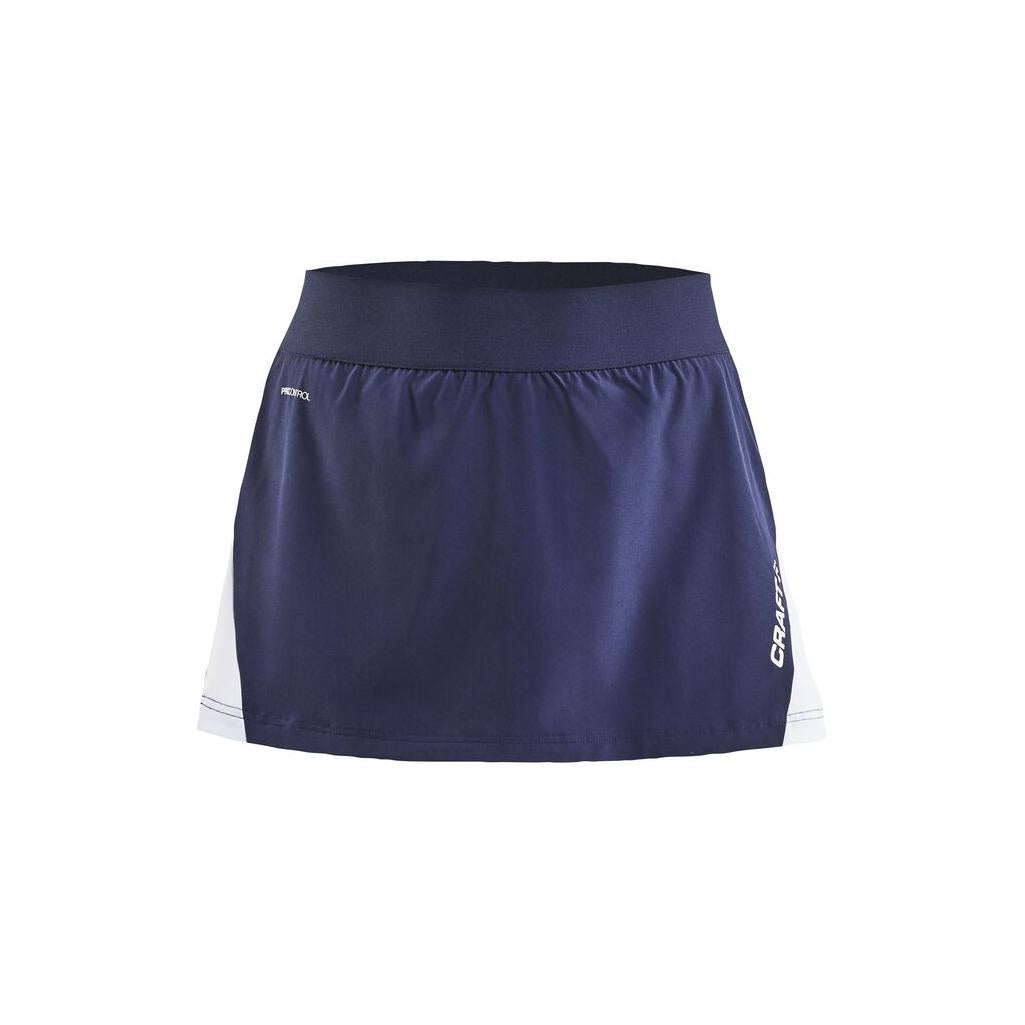 Pro Control Impact Skirt W - Navy/White - Front