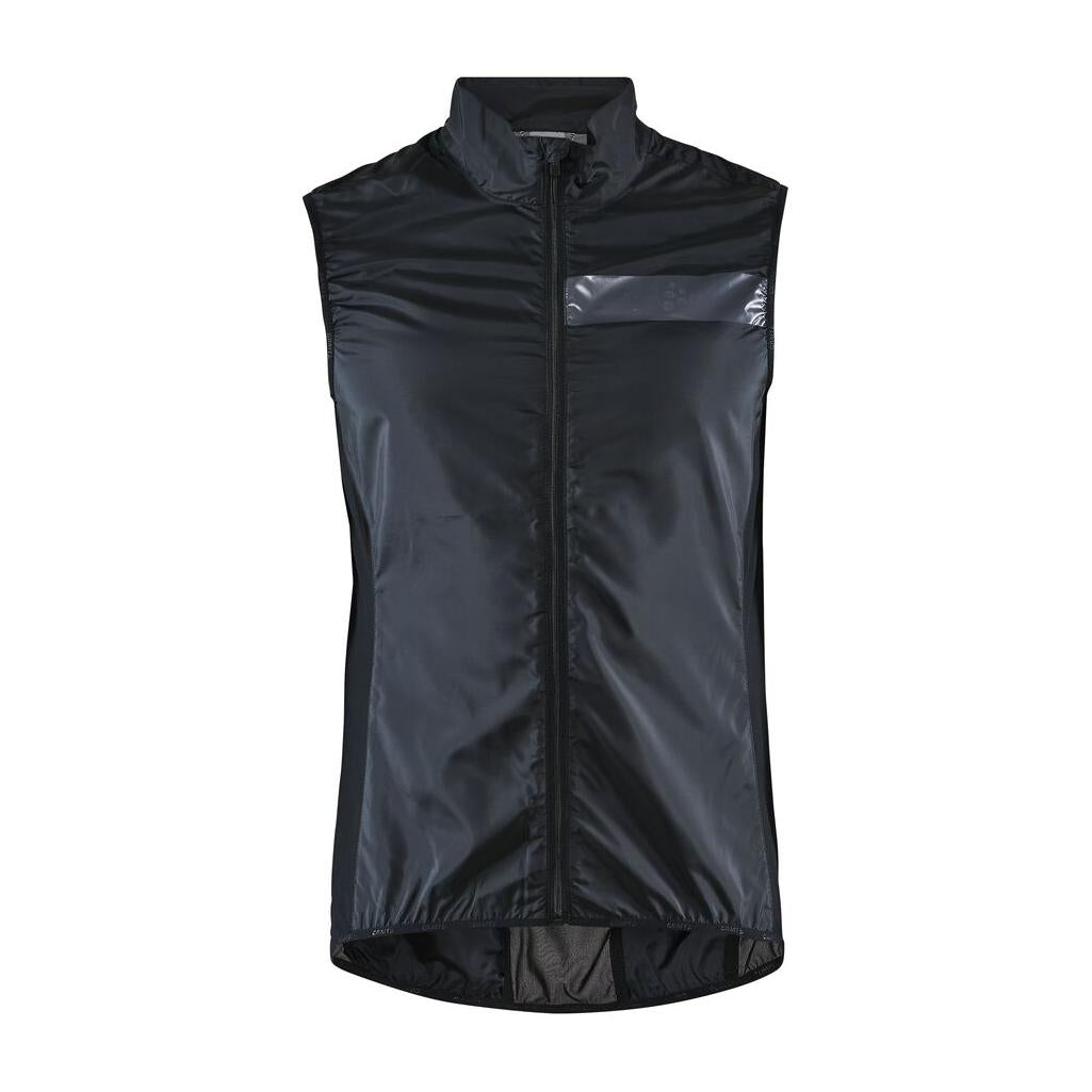 Adv Essence Light Wind Vest M - Black - Front