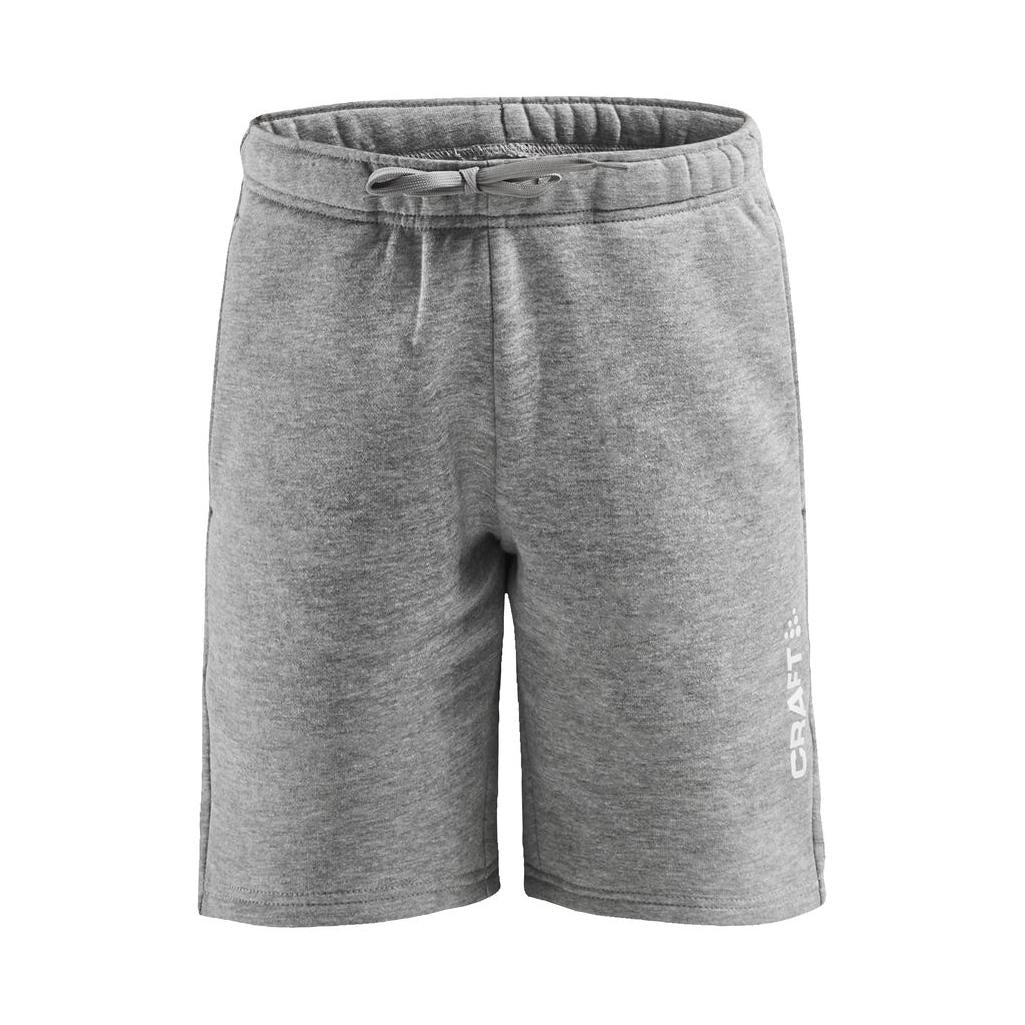 Community Sweatshorts Jr - Grey Melange - Front