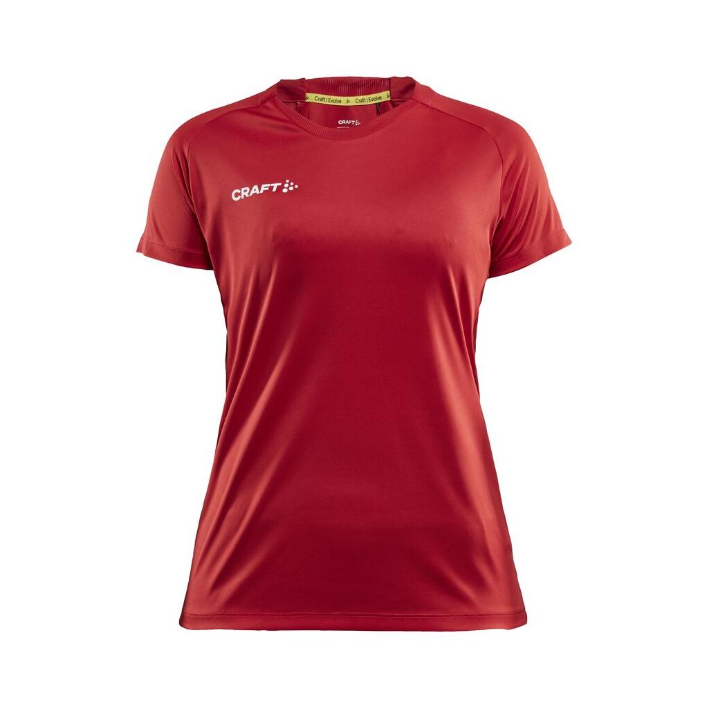 Evolve Tee W - Red - Front