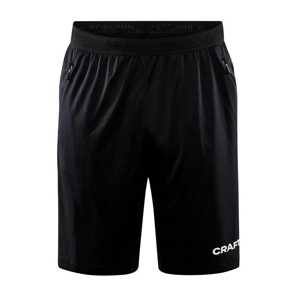 Evolve Zip Pocket Shorts M - Black - Front