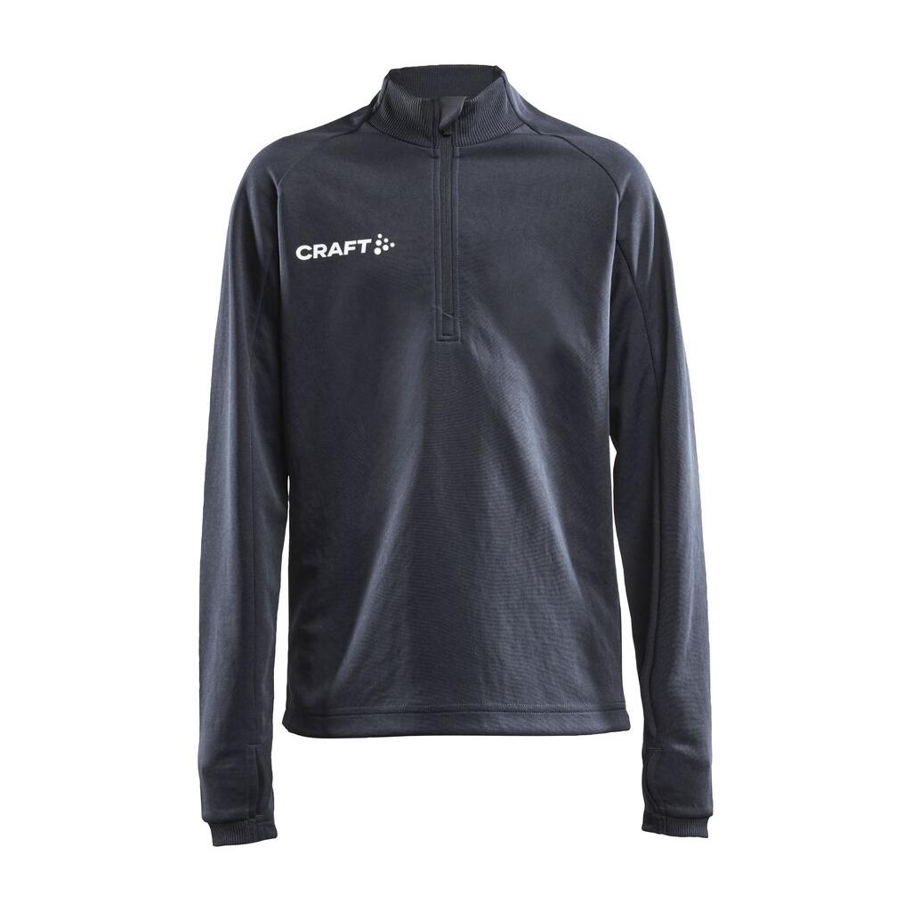 Evolve Halfzip Jr - Dark Grey - Front