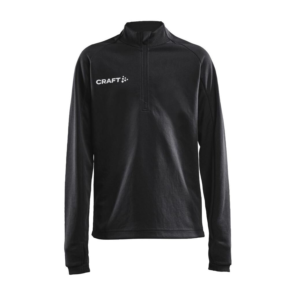 Evolve Halfzip Jr - Black - Front