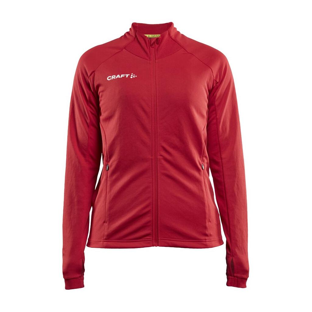Evolve Full Zip W - Red - Front