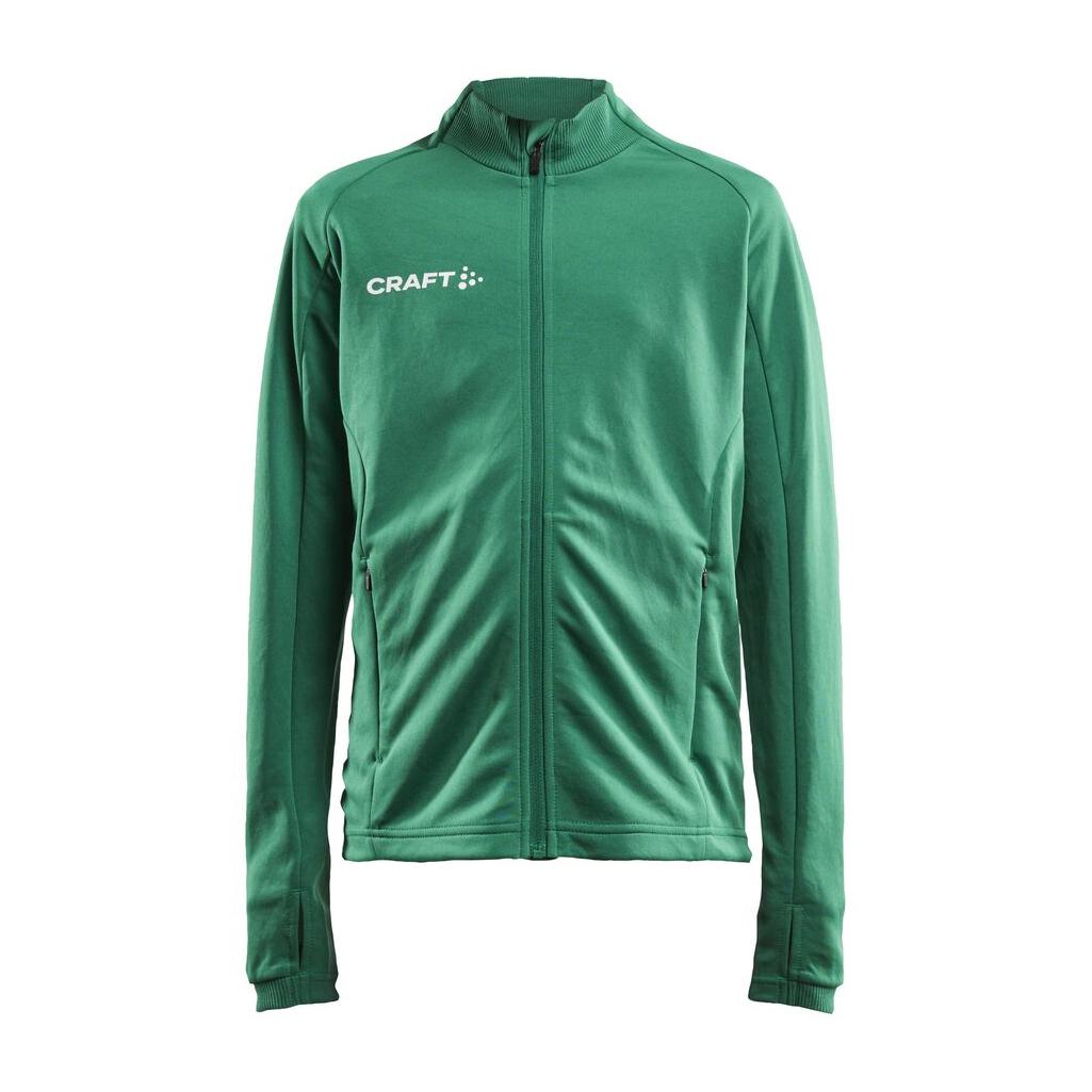 Evolve Full Zip Jr - Green - Front