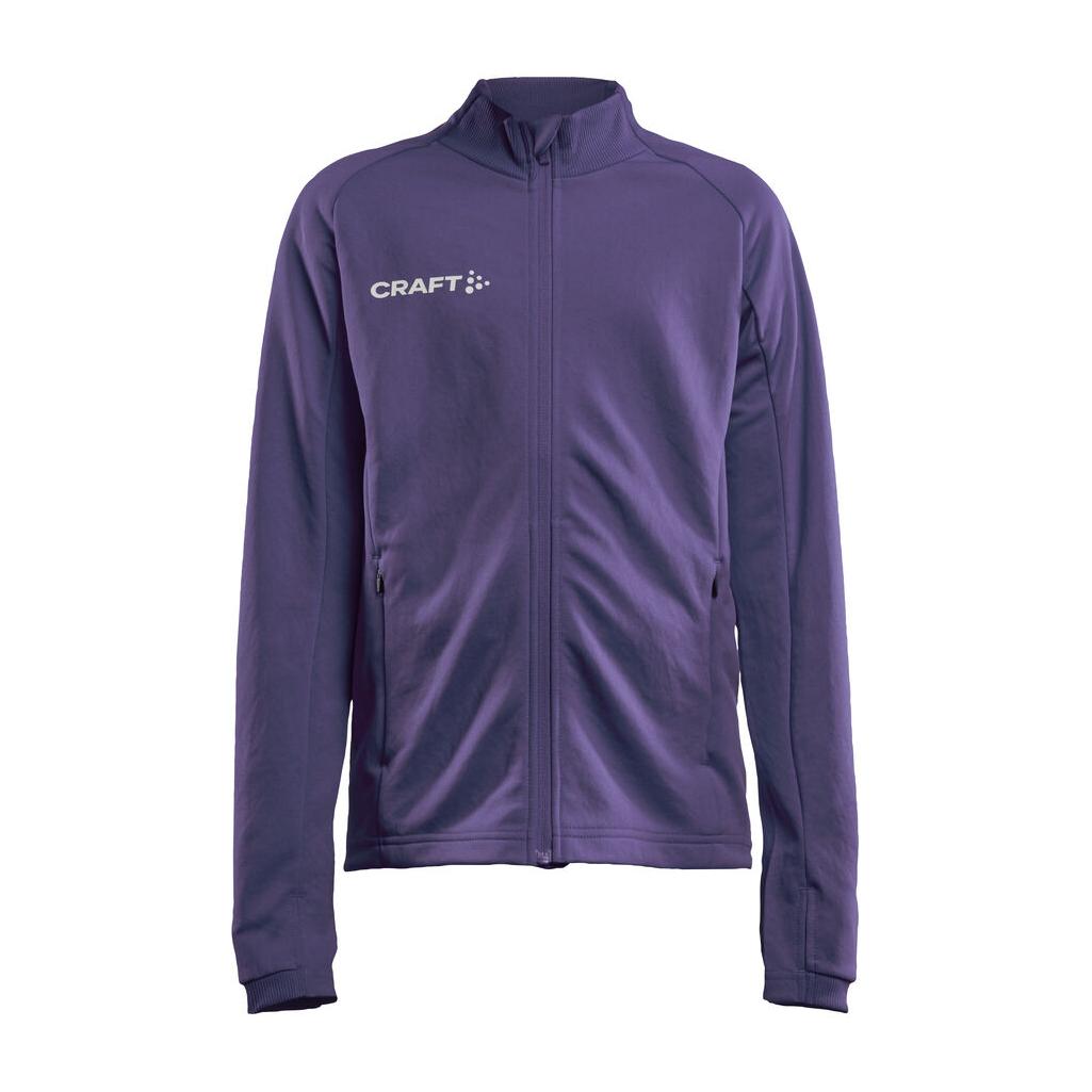 Evolve Full Zip Jr - Purple - Front
