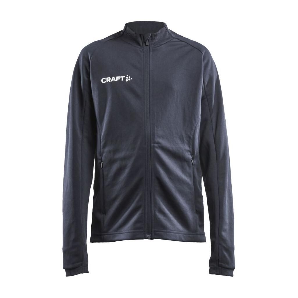 Evolve Full Zip Jr - Dark Grey - Front