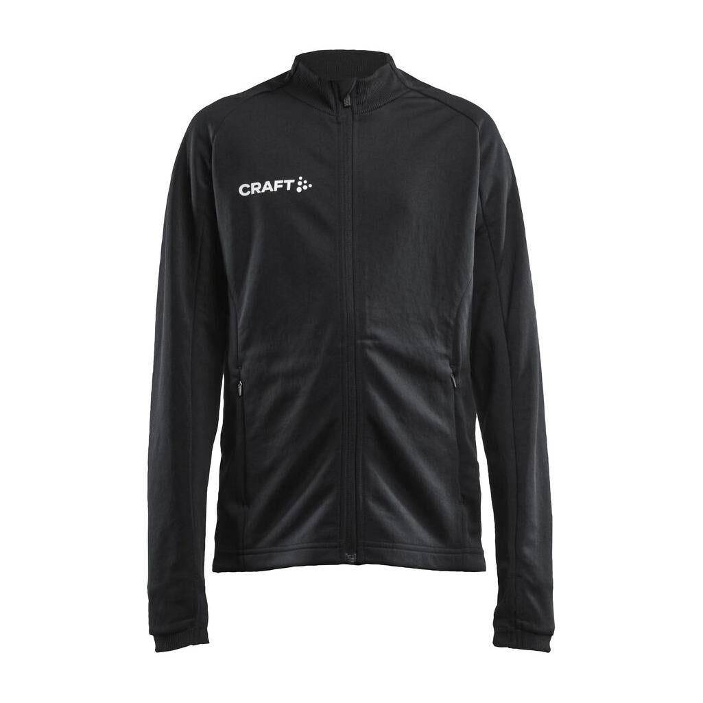 Evolve Full Zip Jr - Black - Front