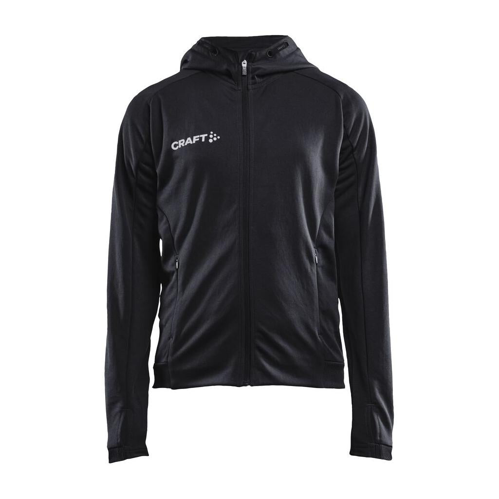 Evolve Hood Jacket Jr - Black - Front