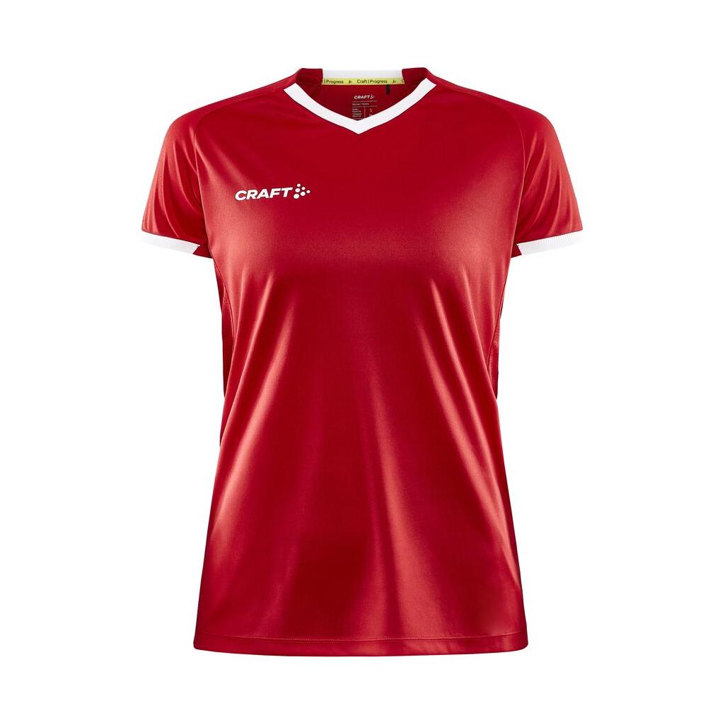 Progress 2.0 Solid Jersey W - Red - Front