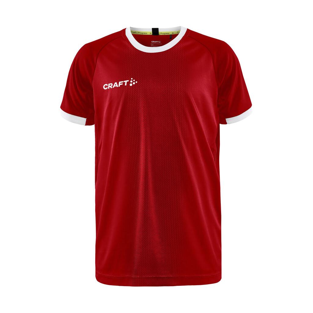 Progress 2.0 Graphic Jersey Jr - Red/White - Front