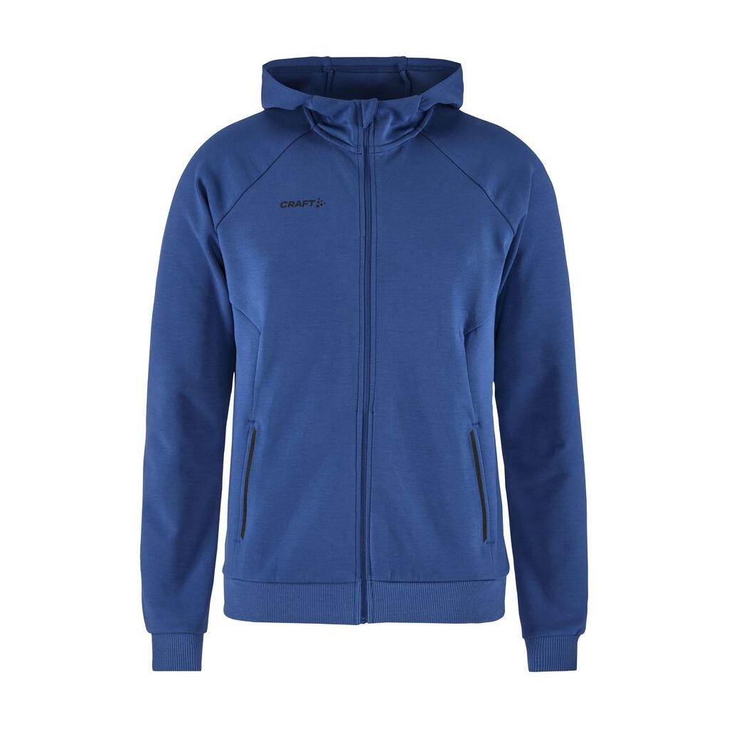 Core Soul Full Zip Hood M - Cobalt - Front