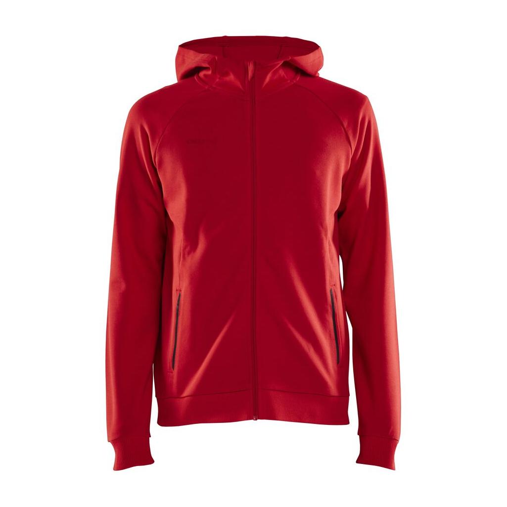 Core Soul Full Zip Hood M - Red - Front