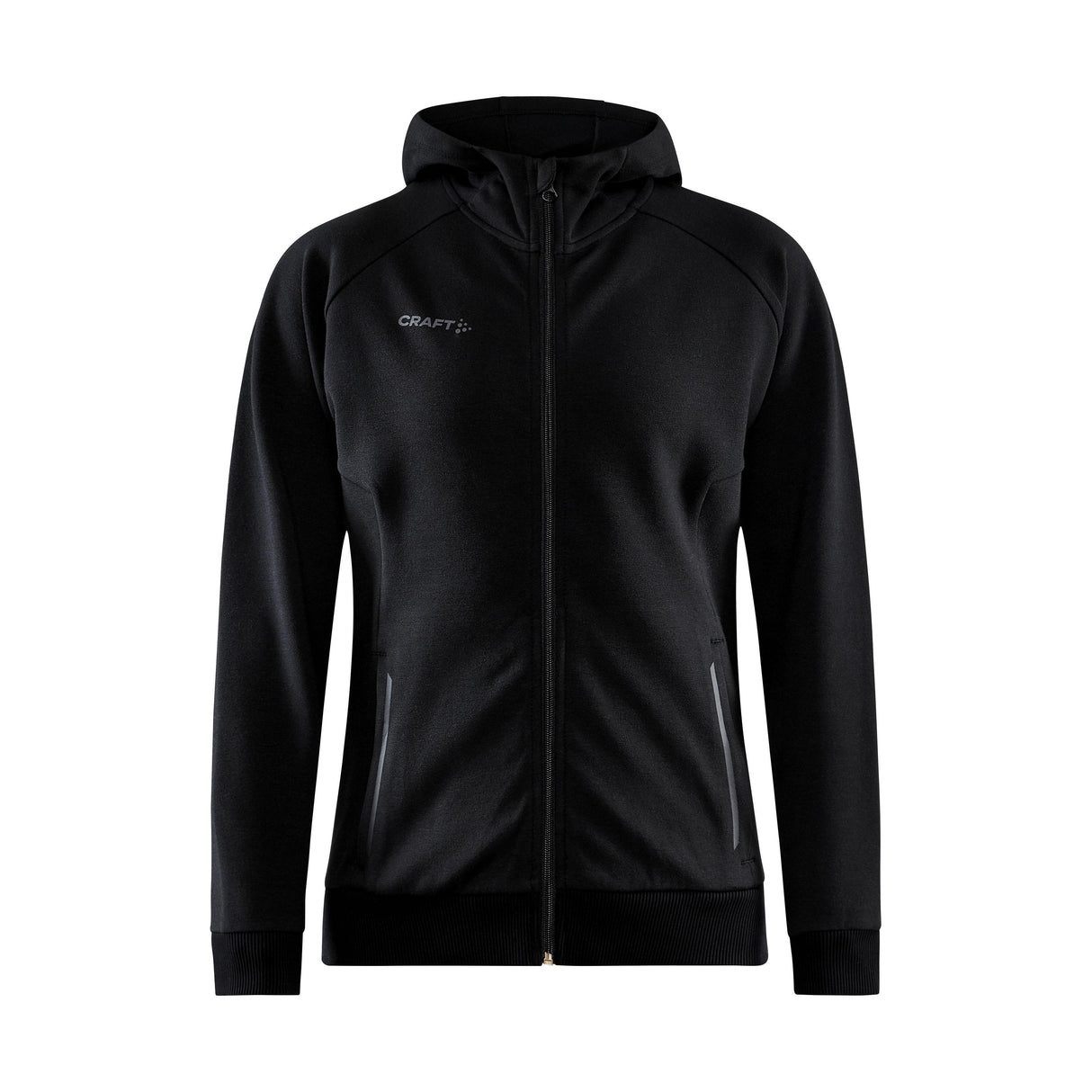 Core Soul Full Zip Hood W - Black - Front