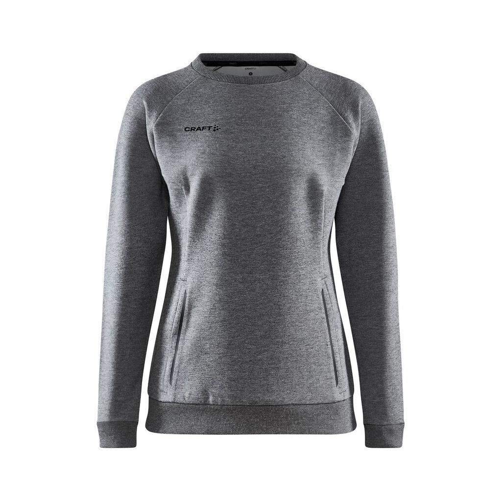 Core Soul Crew Sweatshirt W - Dark Grey Melange - Front