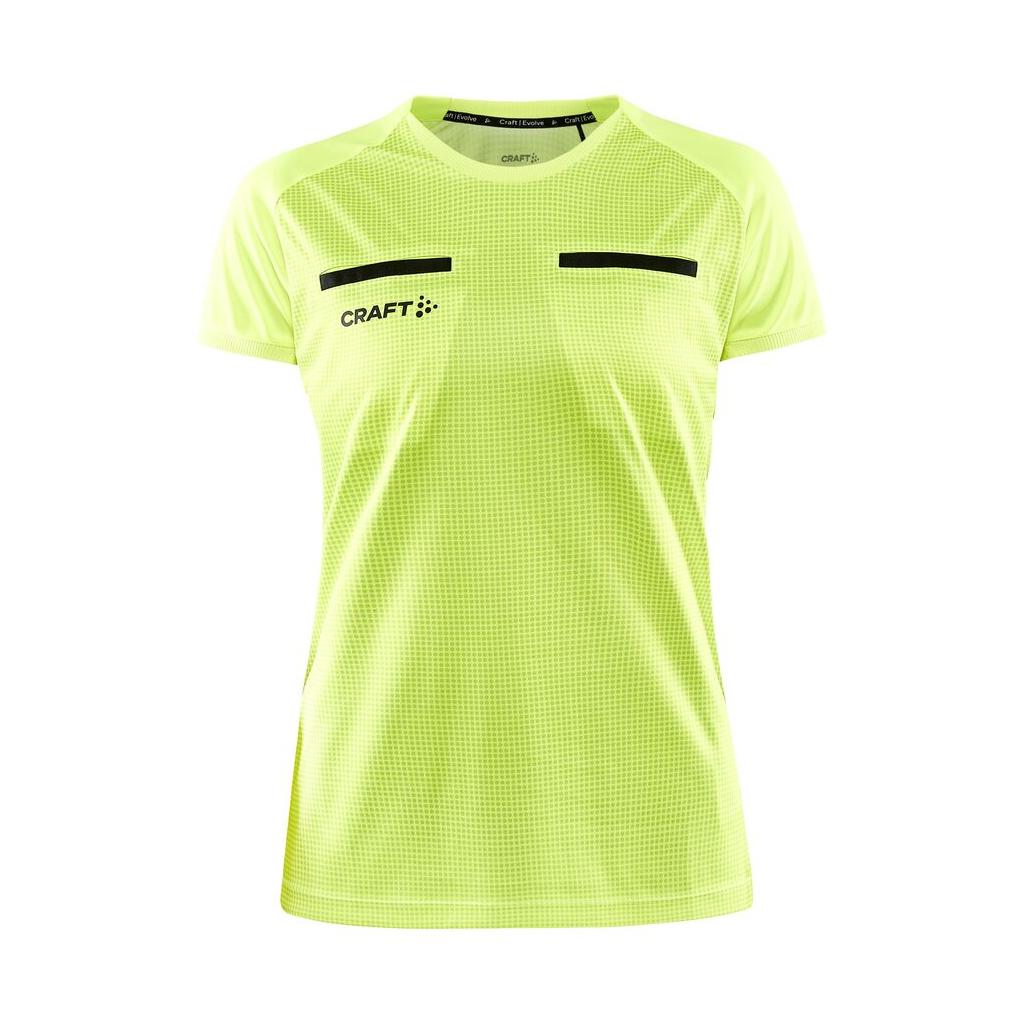 Evolve Referee Jersey W - Yellow - Front