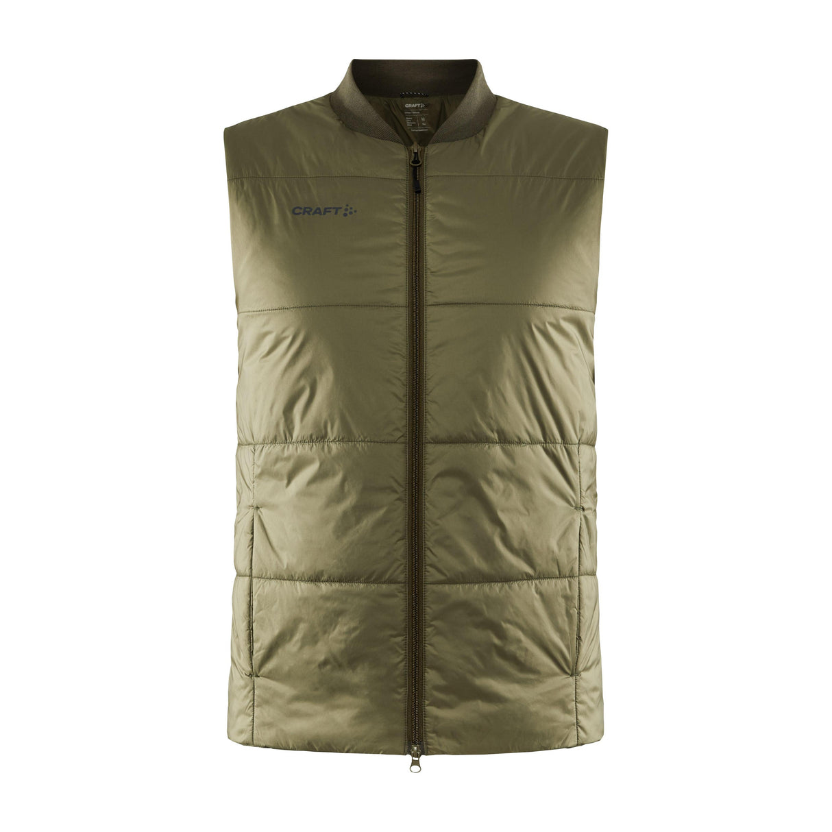 Core Light Padded Vest M - Dark Green - Front