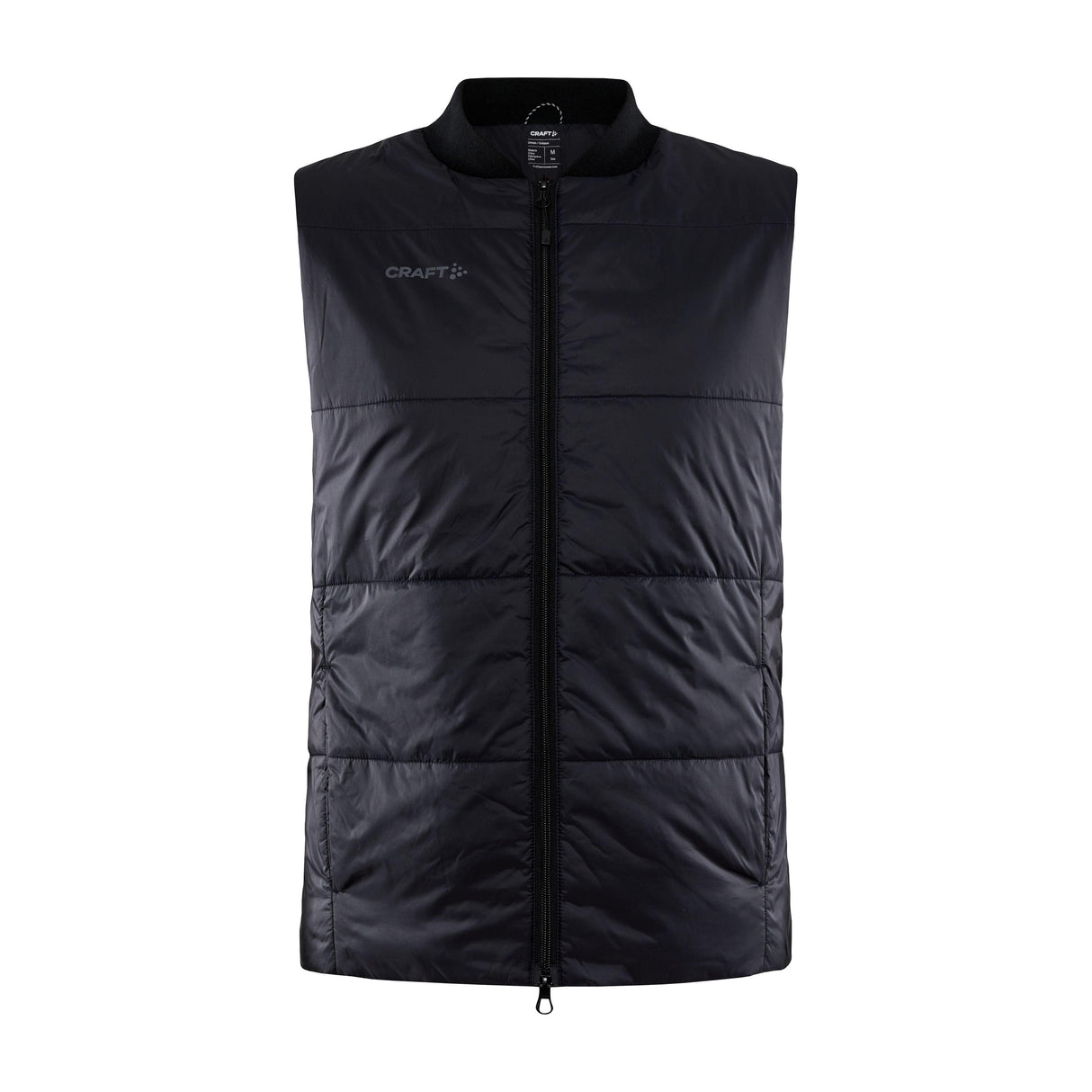 Core Light Padded Vest M - Black - Front