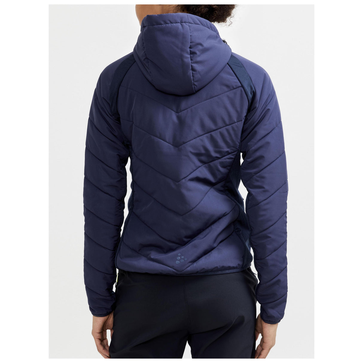 Adv Explore Hybrid Jacket W - Dark Blue - Closeup 2