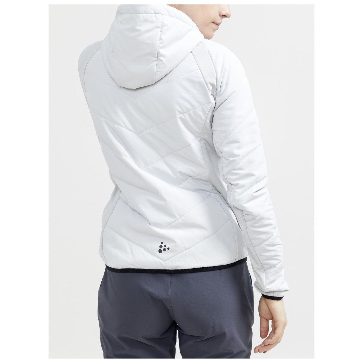 Adv Explore Hybrid Jacket W - Ash - Closeup 2