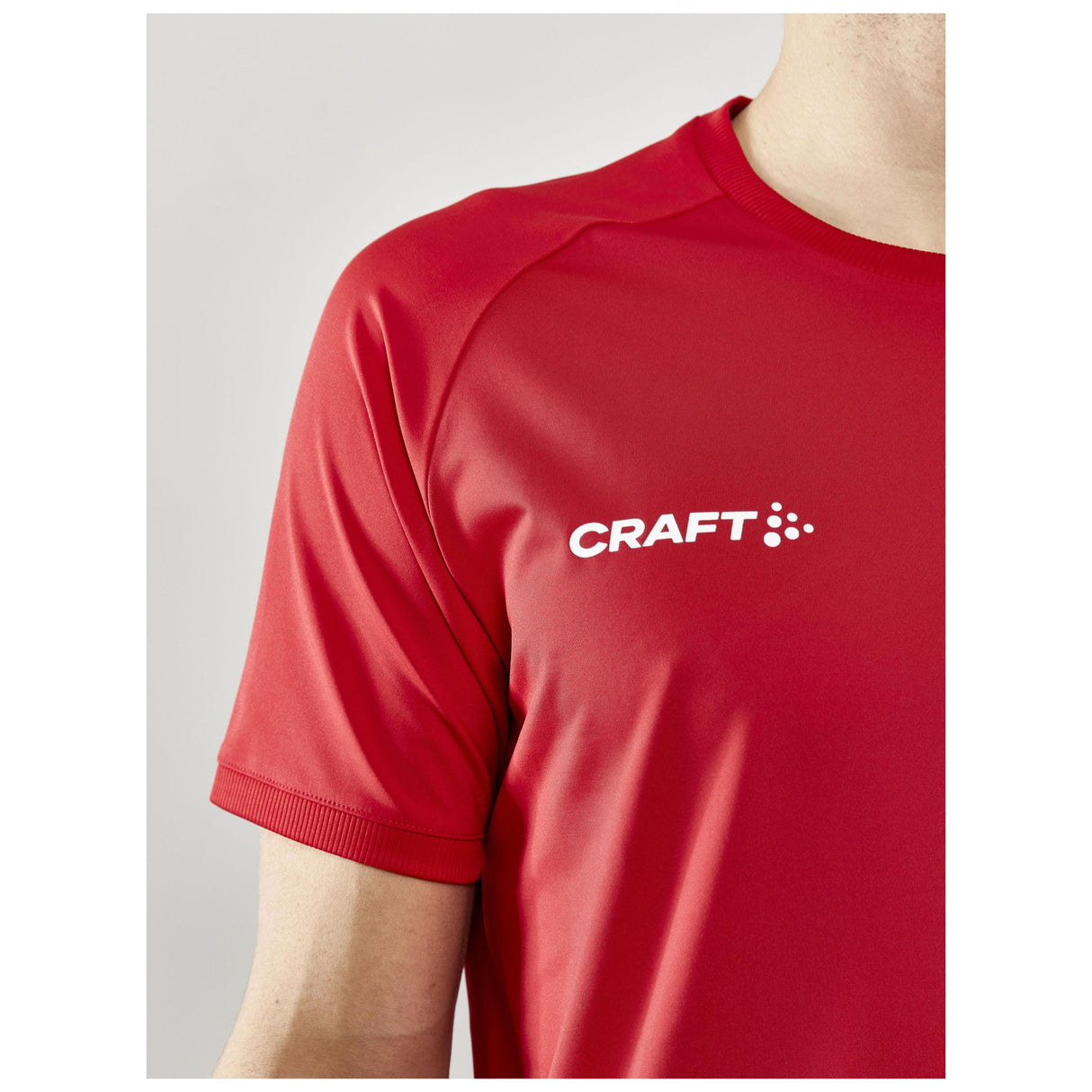 Progress Indoor Jersey M - Red - Closeup 4