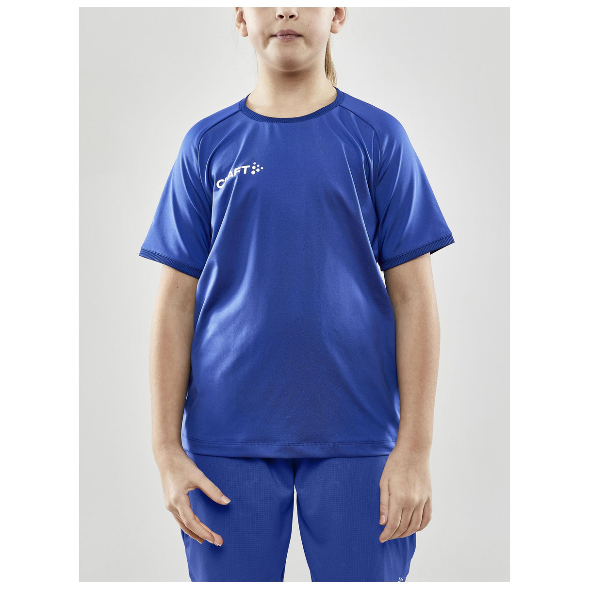 Progress Indoor Jersey Jr - Cobalt - Closeup 1