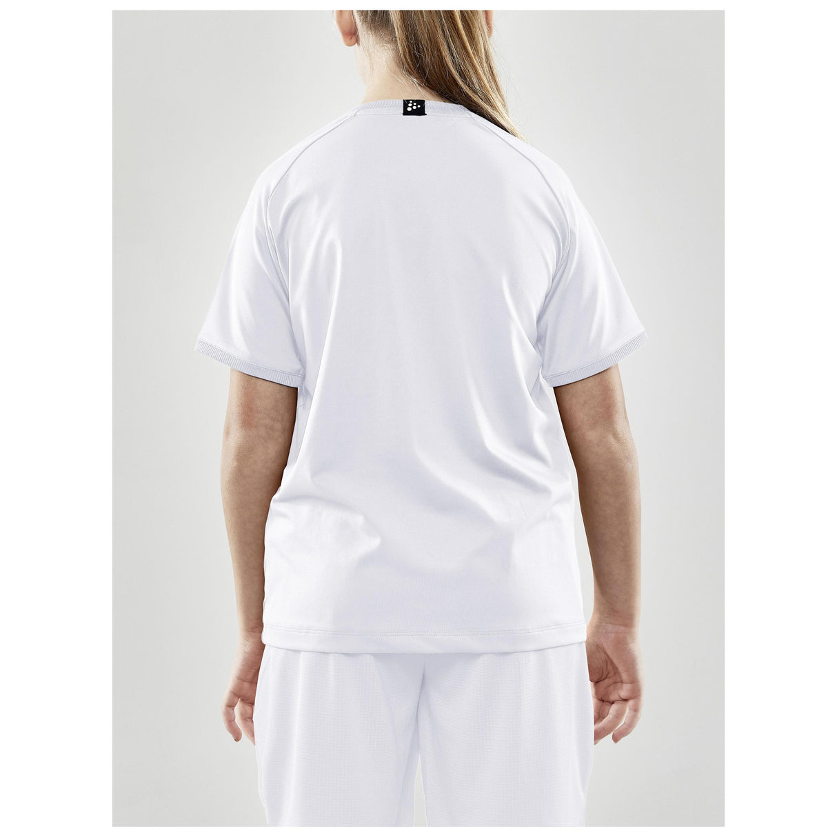 Progress Indoor Jersey Jr - White - Closeup 3