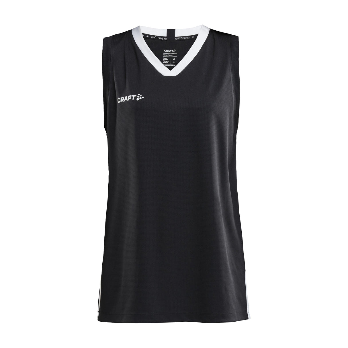 Progress Basket Singlet W - Black - Front