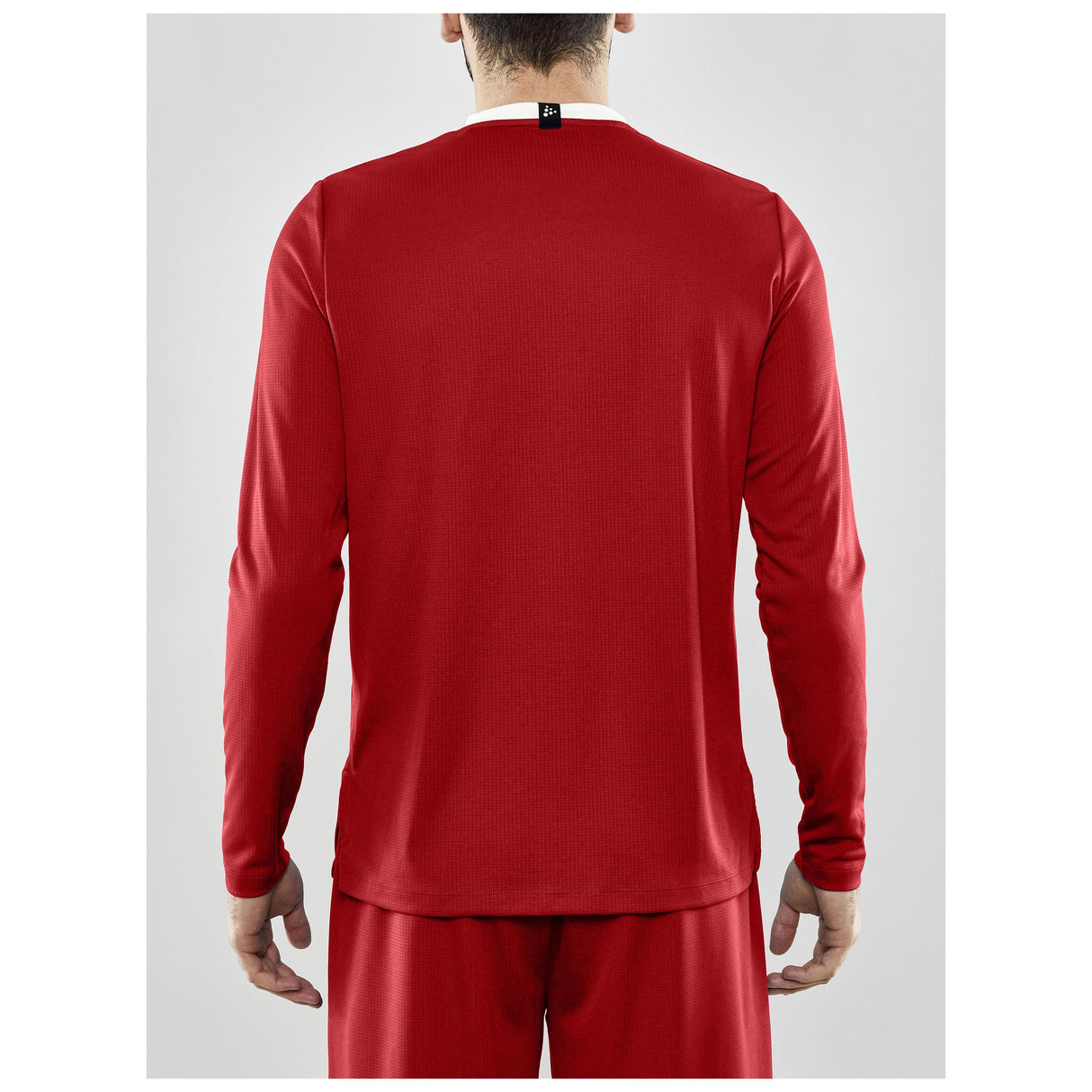 Progress Ls Basket Jersey M - Red - Closeup 3