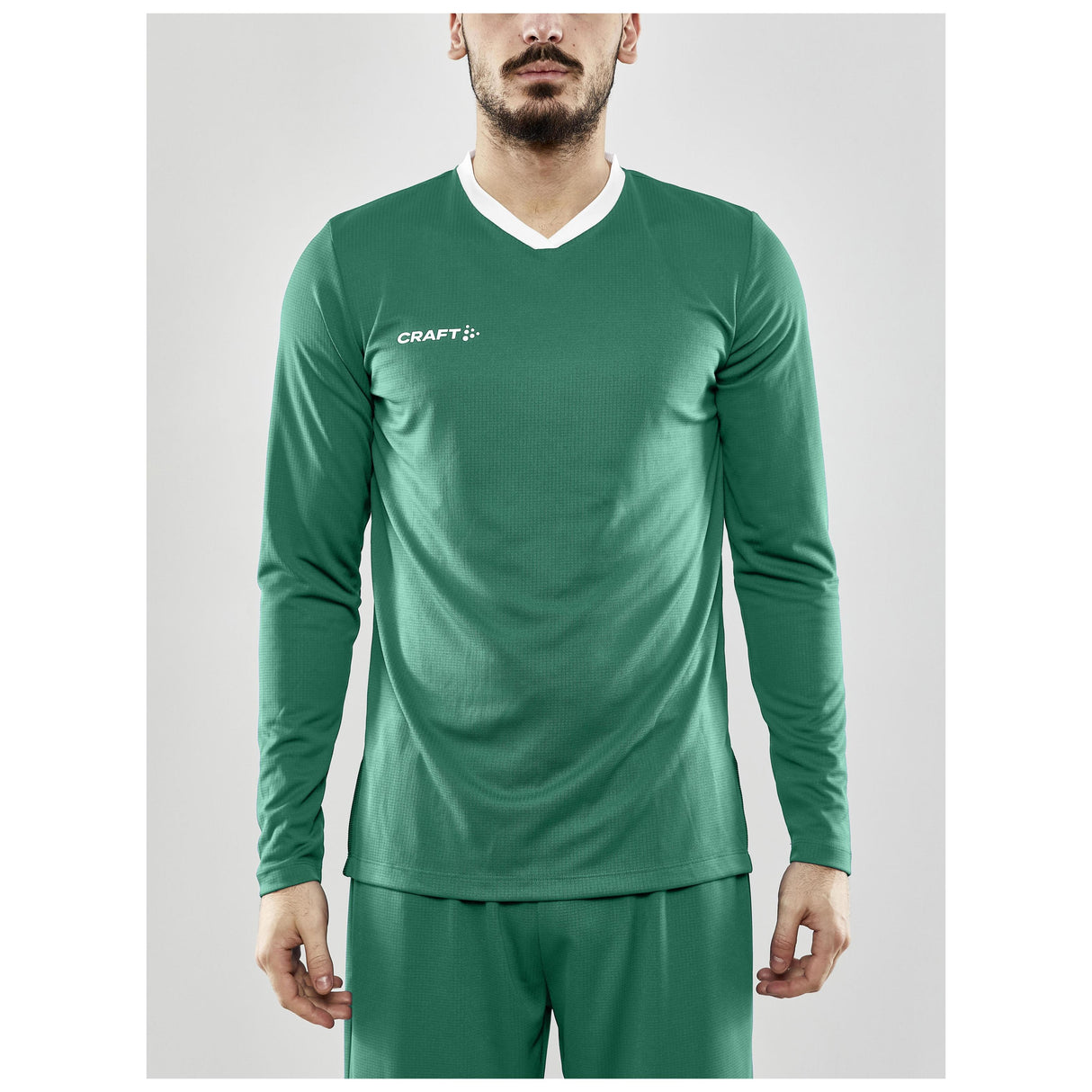 Progress Ls Basket Jersey M - Green - Closeup 1