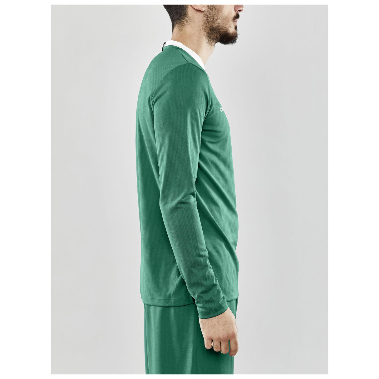 Progress Ls Basket Jersey M - Green - Closeup 2