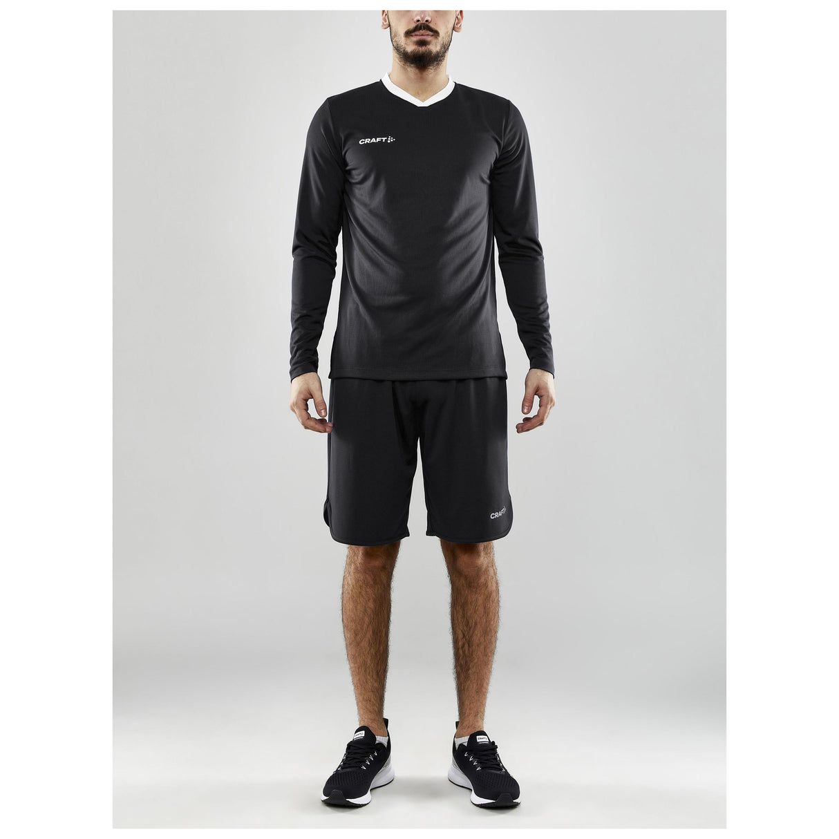 Progress Ls Basket Jersey M - Black - Closeup 4