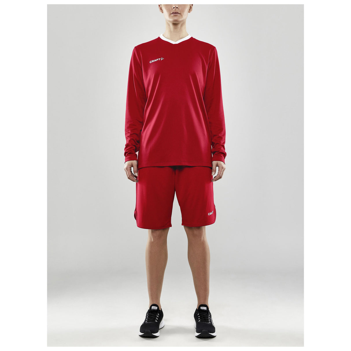 Progress Ls Basket Jersey W - Red - Closeup 6