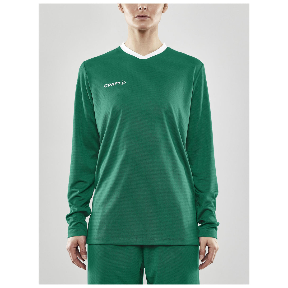 Progress Ls Basket Jersey W - Green - Closeup 1