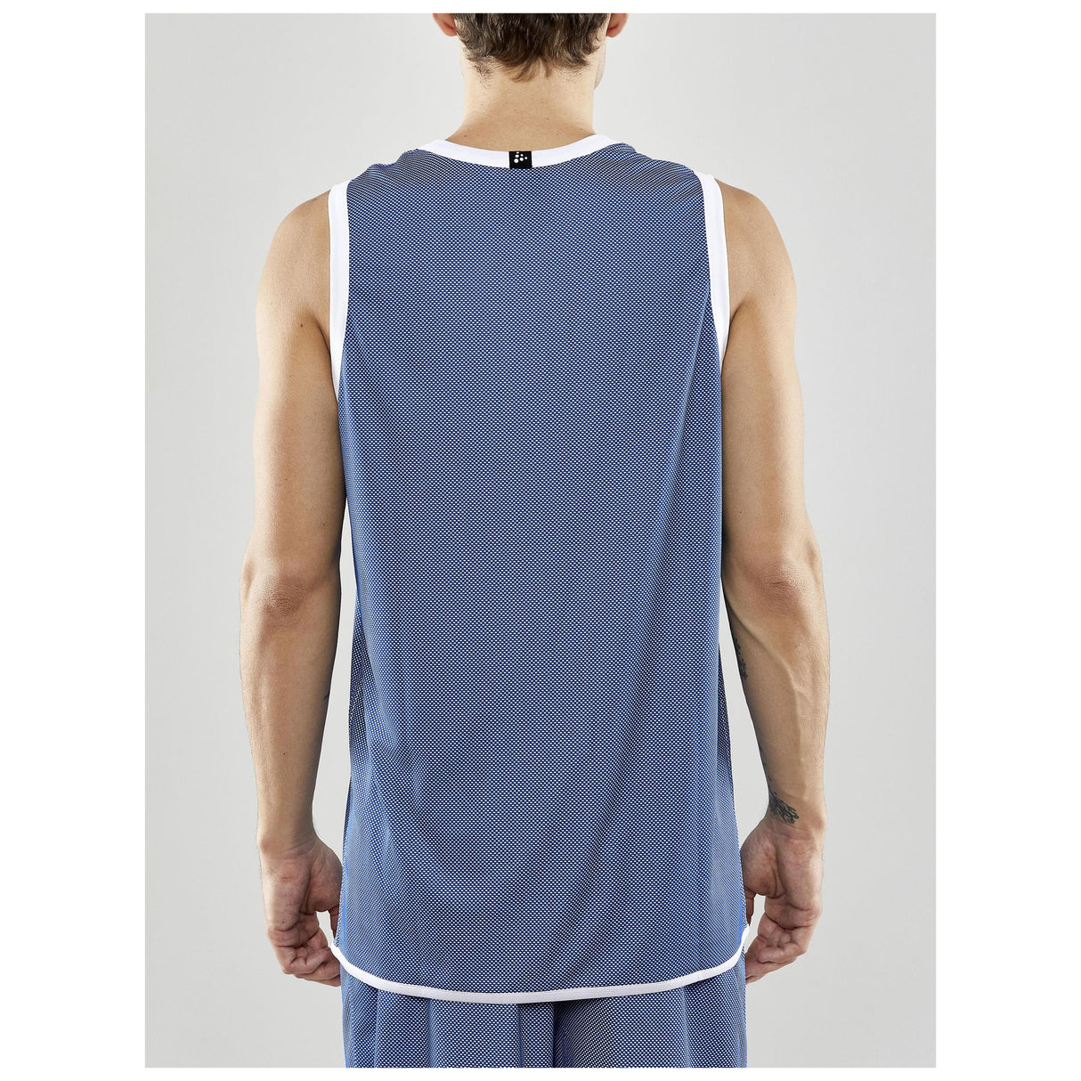 Progress Reversible Singlet M - Club Cobolt/White - Closeup 3