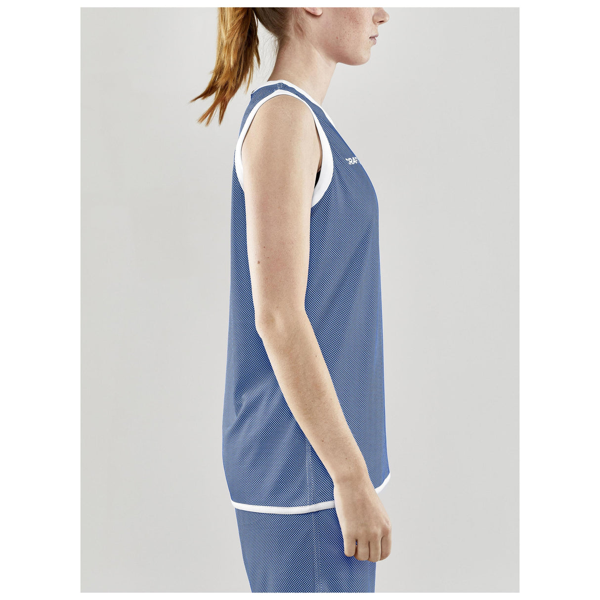 Progress Reversible Singlet W - Club Cobolt/White - Closeup 2