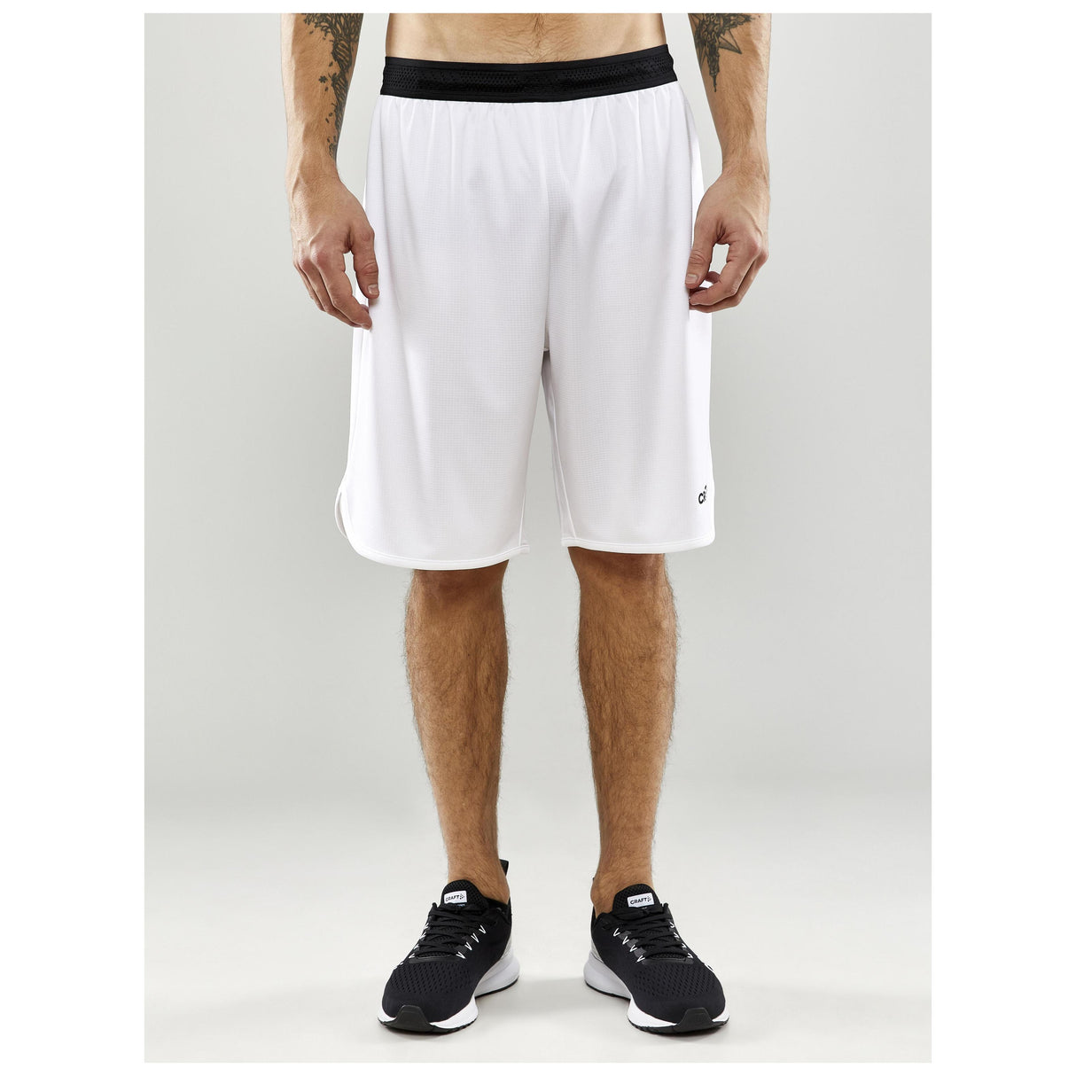 Progress Basket Shorts M - White - Closeup 1