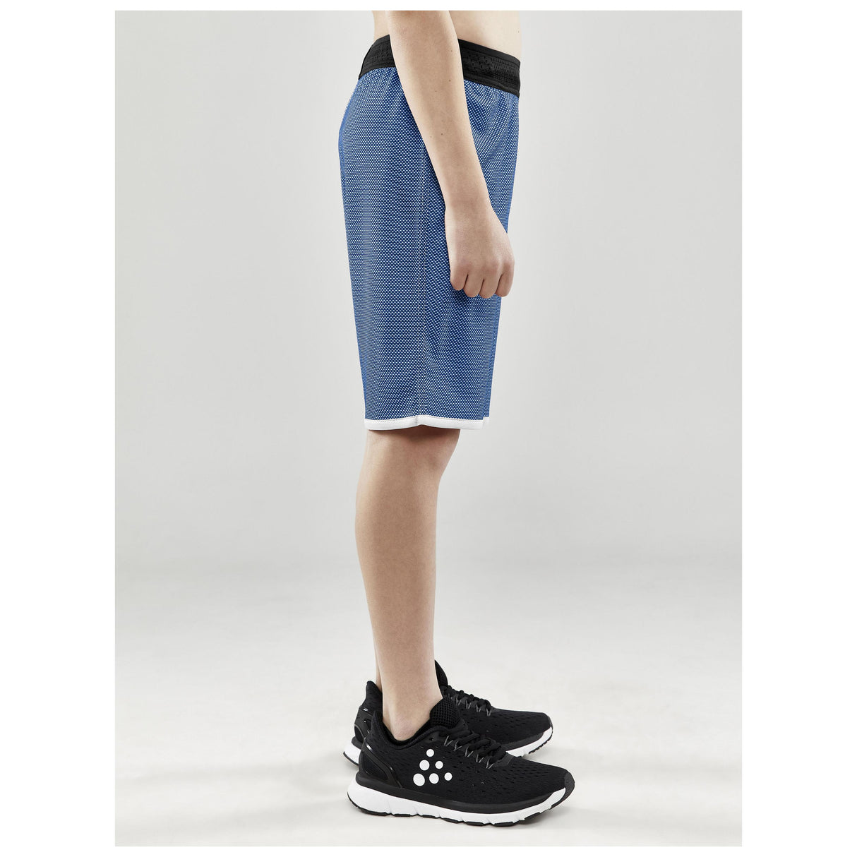 Progress Reversible Shorts Jr - Club Cobolt/White - Closeup 2