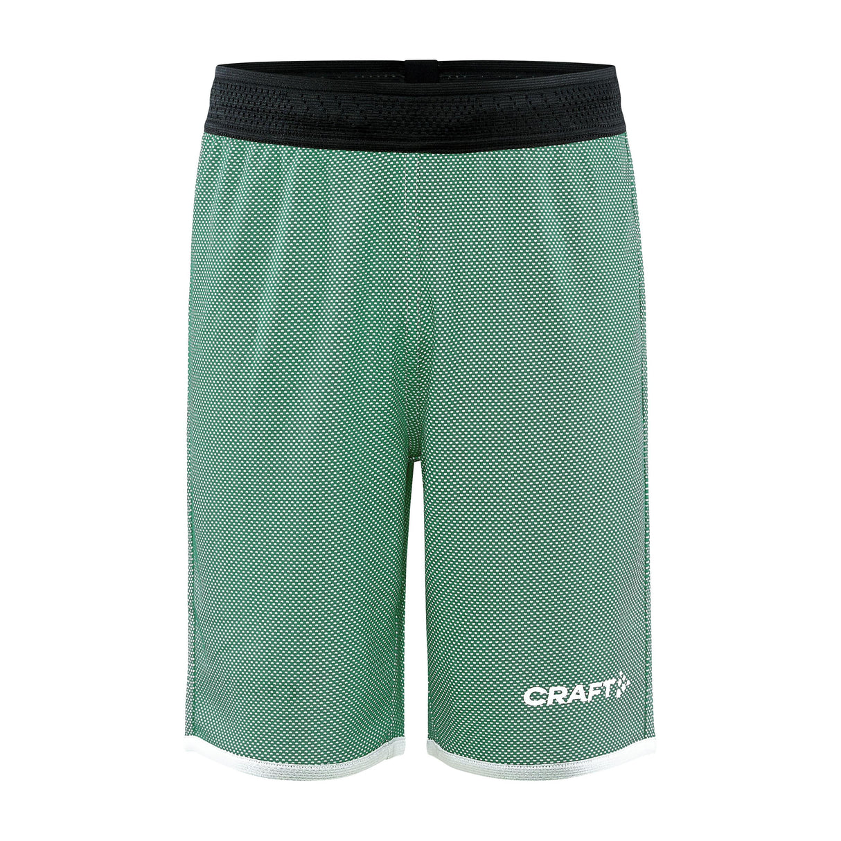 Progress Reversible Shorts Jr - Green/White - Front