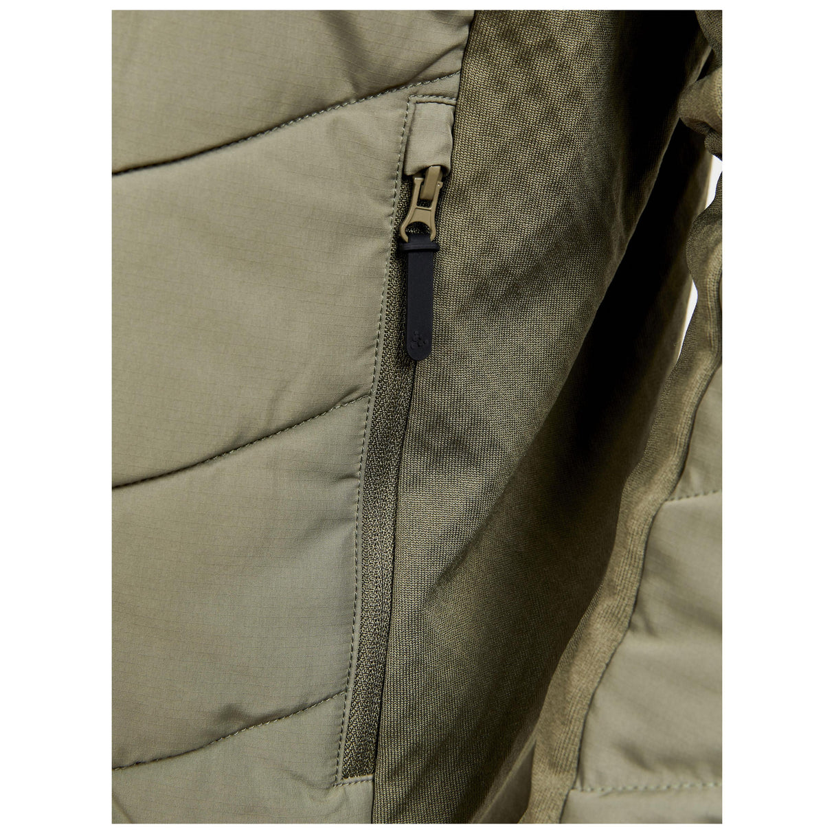 Adv Explore Hybrid Jacket M - Dark Green - Closeup 5