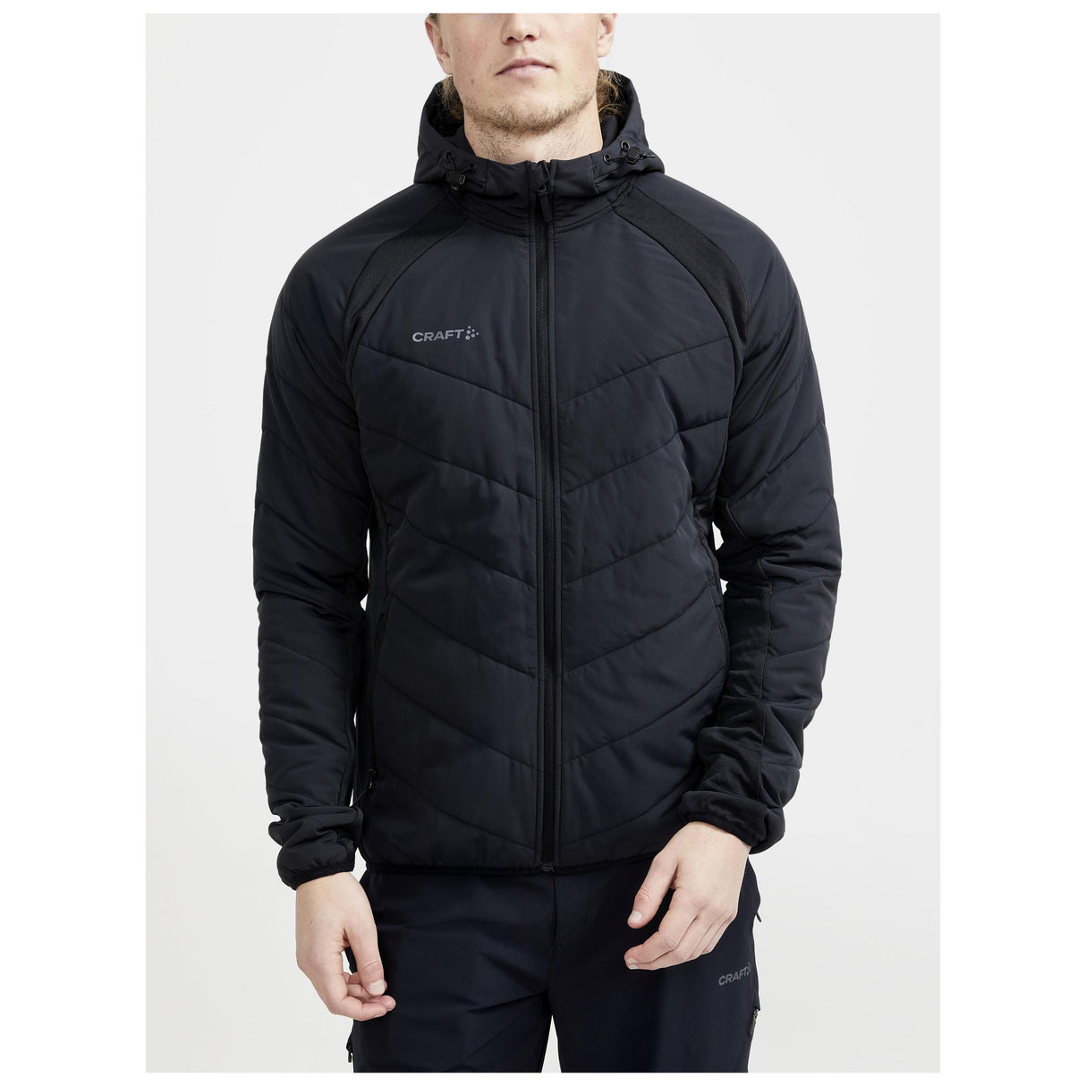 Adv Explore Hybrid Jacket M - Black - Closeup 1