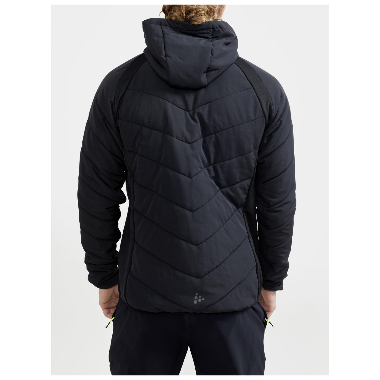 Adv Explore Hybrid Jacket M - Black - Closeup 2