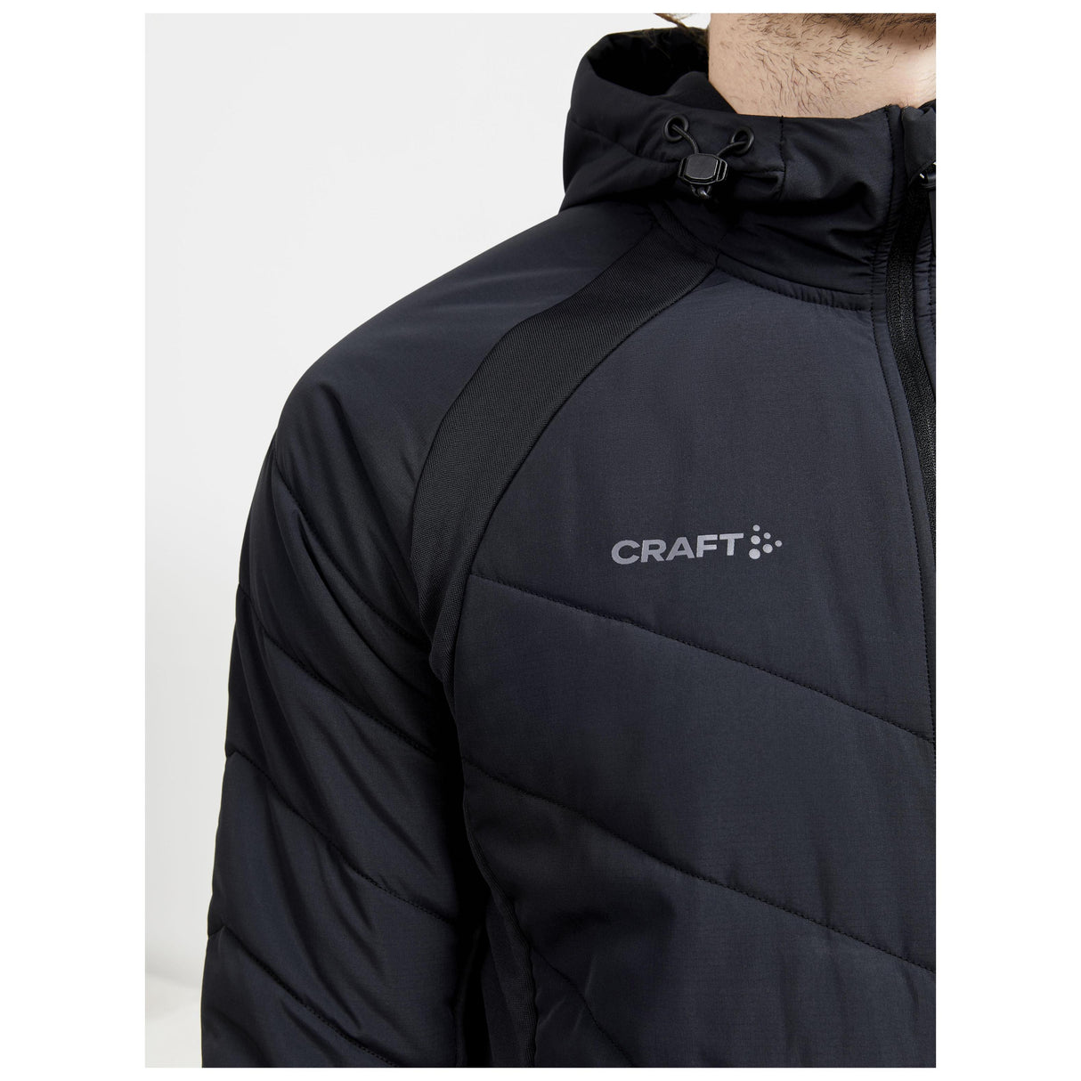 Adv Explore Hybrid Jacket M - Black - Closeup 4